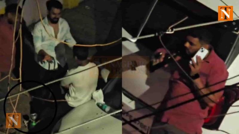 Roadside Hookah and Alcohol Bash in Nagpur Raises Policing Concerns